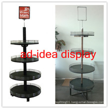 Wooden Round Display Stand for Wine